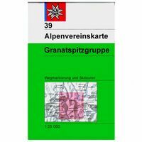 Alpenvereinskarte Wandel-skikaart 39 Granatspitzgruppe