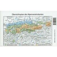 Alpenvereinskarte Topografische Kaart 31/4 Stubaier Alpen Mitte