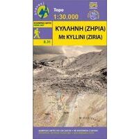 Anavasi Wandelkaart 8.31 Mount Kyllini (Ziria)
