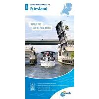 ANWB ANWB Waterkaart 1 Friesland 2019