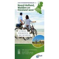 ANWB Fietsknooppuntkaart 5 Noord-Holland - Wadden