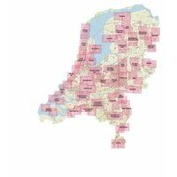 ANWB Wandelregiokaart Groene Hart Noord