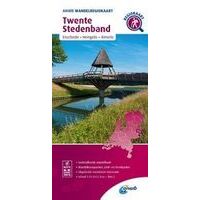 ANWB Wandelregiokaart Twente Stedenband