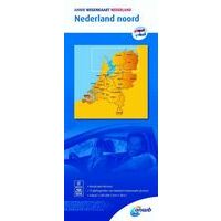 ANWB Wegenkaart Nederland Noord 1:200.000