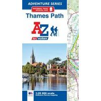 AZ Maps Thames Path Adventure Atlas