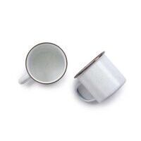 Barebones Enamel Cup Stone Gray