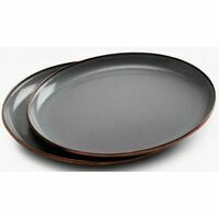 Barebones Enamel Small Plate Stone Gray