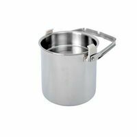 BasicNature Stainless Steel Pot 'billy Can' 1.4 Liter