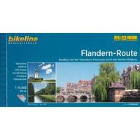 Bikeline Fietsgids Flandernroute - Rundtour Norden Belgiens