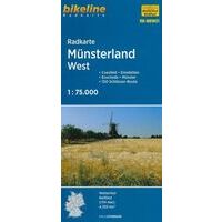 Bikeline Fietskaart Münsterland West 1:75.000