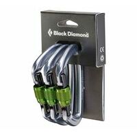 Black Diamond Positron 3-Pack - Schroefkarabiners