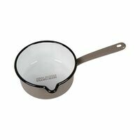 Bo-Camp Emaille Steelpan 16cm Taupe