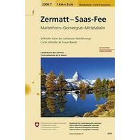 Bundesamt - Swisstopo Topografische wandelkaart 3306T Zermatt Saas-Fee