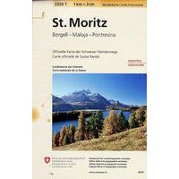 Bundesamt - Swisstopo Topografische wandelkaart 3320T St. Mortiz