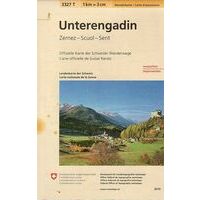 Bundesamt - Swisstopo Topografische Wandelkaart 3327T Unterengadin