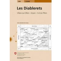 Bundesamt - Swisstopo Topografische Kaart 1285 Les Diablerets