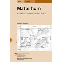 Bundesamt - Swisstopo Topografische Kaart 1347 Matterhorn