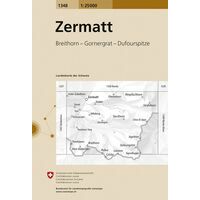 Bundesamt - Swisstopo Topografische Kaart 1348 Zermatt