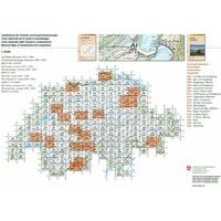 Bundesamt - Swisstopo Topografische Kaart 2520 Jungfrau Region