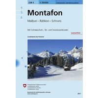 Bundesamt - Swisstopo Skitoerkaart 238S Montafon