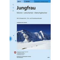 Bundesamt - Swisstopo Skitoerkaart 264S Jungfrau
