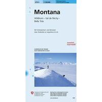 Bundesamt - Swisstopo Skitoerkaart 273S Montana