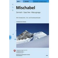 Bundesamt - Swisstopo Skitoerkaart 284S Mischabel