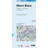 Bundesamt - Swisstopo Skitoerkaart 292s Mont Blanc - Chamonix