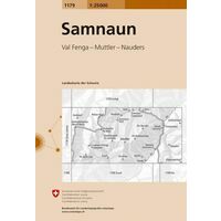 Bundesamt - Swisstopo Topografische Kaart 1179 Samnaun