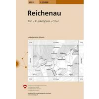 Bundesamt - Swisstopo Topografische Kaart 1195 Reichenau