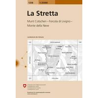 Bundesamt - Swisstopo Topografische Kaart 1258 La Stretta