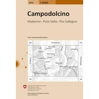 Bundesamt - Swisstopo Topografische Kaart 1275 Campodolcino