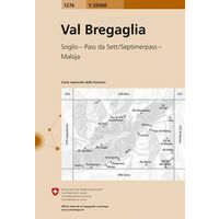 Bundesamt - Swisstopo Topografische Kaart 1276 Val Bregaglia