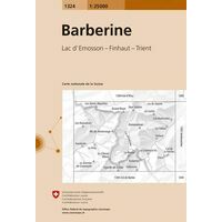 Bundesamt - Swisstopo Topografische Kaart 1324 Barberine