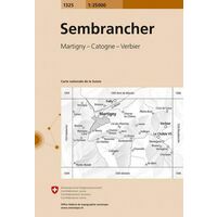 Bundesamt - Swisstopo Topografische Kaart 1325 Sembrancher