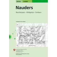Bundesamt - Swisstopo Topografische Kaart 249BIS Nauders