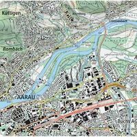 Bundesamt - Swisstopo Topografische Kaart 2502 Bern Und Umgebung