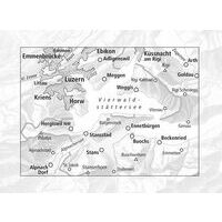 Bundesamt - Swisstopo Topografische Kaart 2510 Luzern Und Umgebung