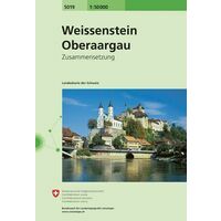 Bundesamt - Swisstopo Topografische Kaart 5019 Weissenstein - Oberaargau