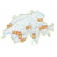 Bundesamt - Swisstopo Topografische Wandelkaart 3304T Gstaad - Lenk