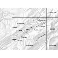Bundesamt - Swisstopo Topografische Kaart 1201 Mouthe