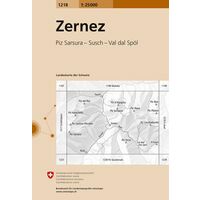 Bundesamt - Swisstopo Topografische Kaart 1218 Zernez 
