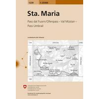 Bundesamt - Swisstopo Topografische Kaart 1239 Sta Maria