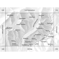 Bundesamt - Swisstopo Topografische Kaart 1269 Aletschgletscher