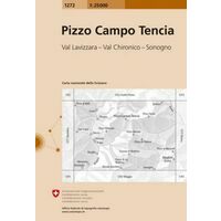 Bundesamt - Swisstopo Topografische Kaart 1272 Pizza Campo Tencia