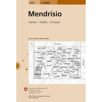 Bundesamt - Swisstopo Topografische kaart 1373 Mendrisio 