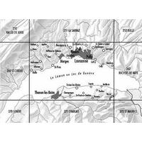 Bundesamt - Swisstopo Topografische Kaart 261 Lausanne