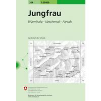 Bundesamt - Swisstopo Topografische Kaart 264 Jungfrau