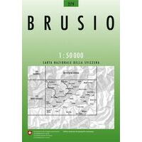 Bundesamt - Swisstopo Topografische Kaart 279 Brusio