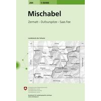 Bundesamt - Swisstopo Topografische kaart 284 Mischabel